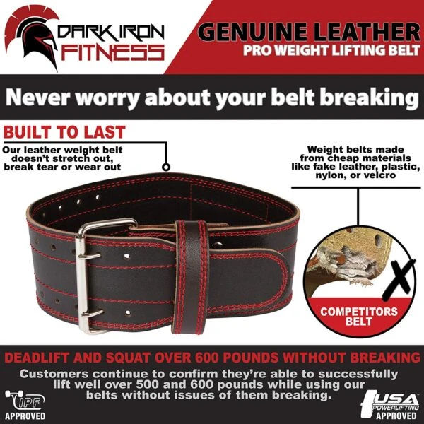 Dark Iron Fitness Power Belt - Image 3