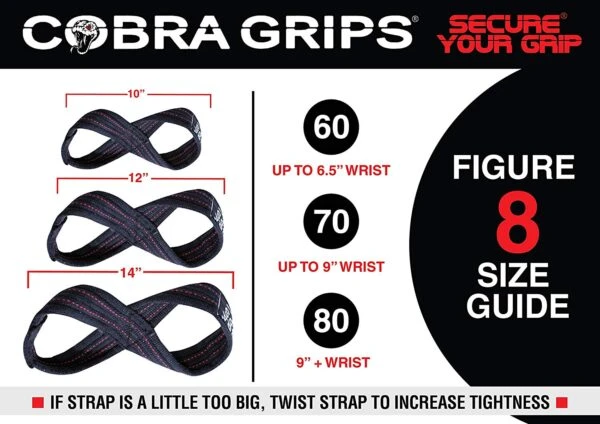 Grip Power Pads Figure 8 Lifting Straps - Image 7