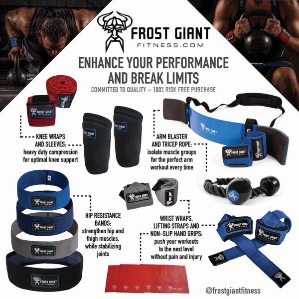 Frost Giant Fitness Lifting Straps - Image 3