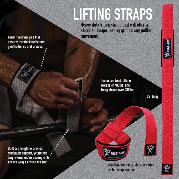 Frost Giant Fitness Lifting Straps - Image 6