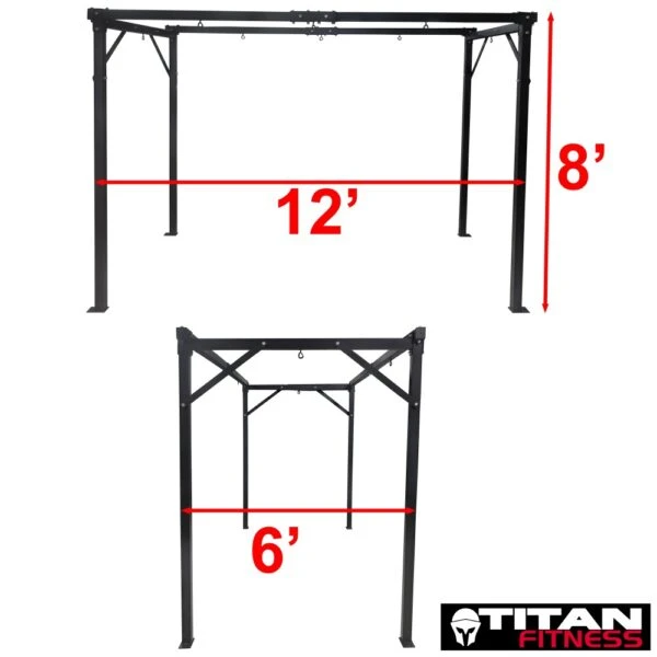 Titan Heavy Duty 8 Bag Boxing Stand - Image 13