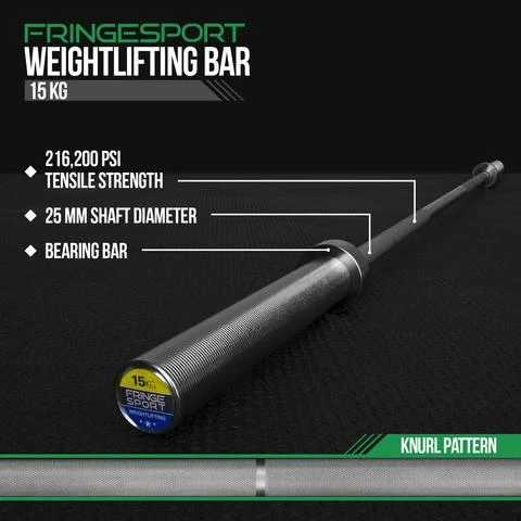 Fringe Sport Women's Olympic Weightlifting Barbell - Image 10