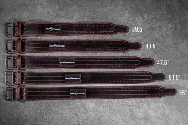 REP 4-Inch Black Leather Lifting Belt - Image 4