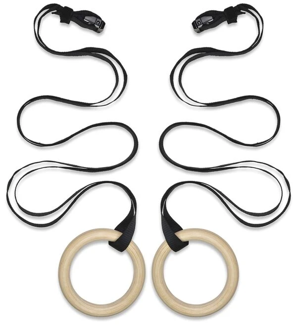 Garage Fit Wood Gym Rings - Image 5