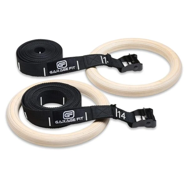 Garage Fit Wood Gym Rings - Image 6