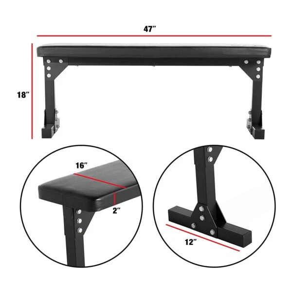 CAP Barbell Flat Utility Weight Bench - Image 3