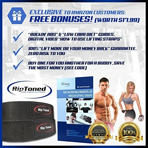 Rip Toned Lifting Wrist Straps - Image 6